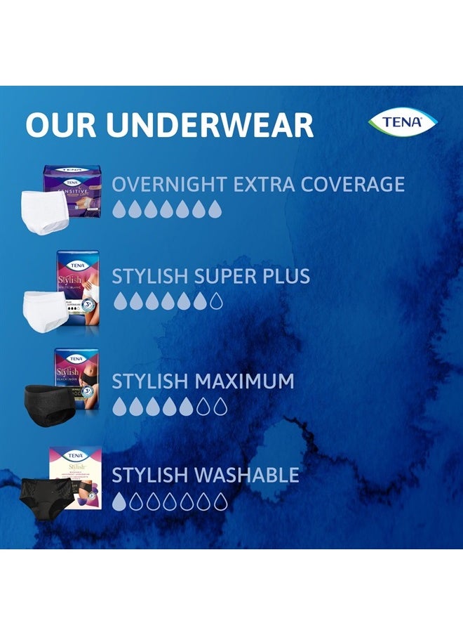 Tena Incontinence Underwear for Women, Overnight Absorbency, Intimates - Small/Medium - 64 Count  - Image 4