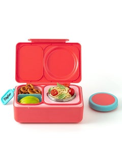 Omielife OmieBox Up Bento Box with Insulated Thermos & Ice Pack, Cherry Pink  - Image 3