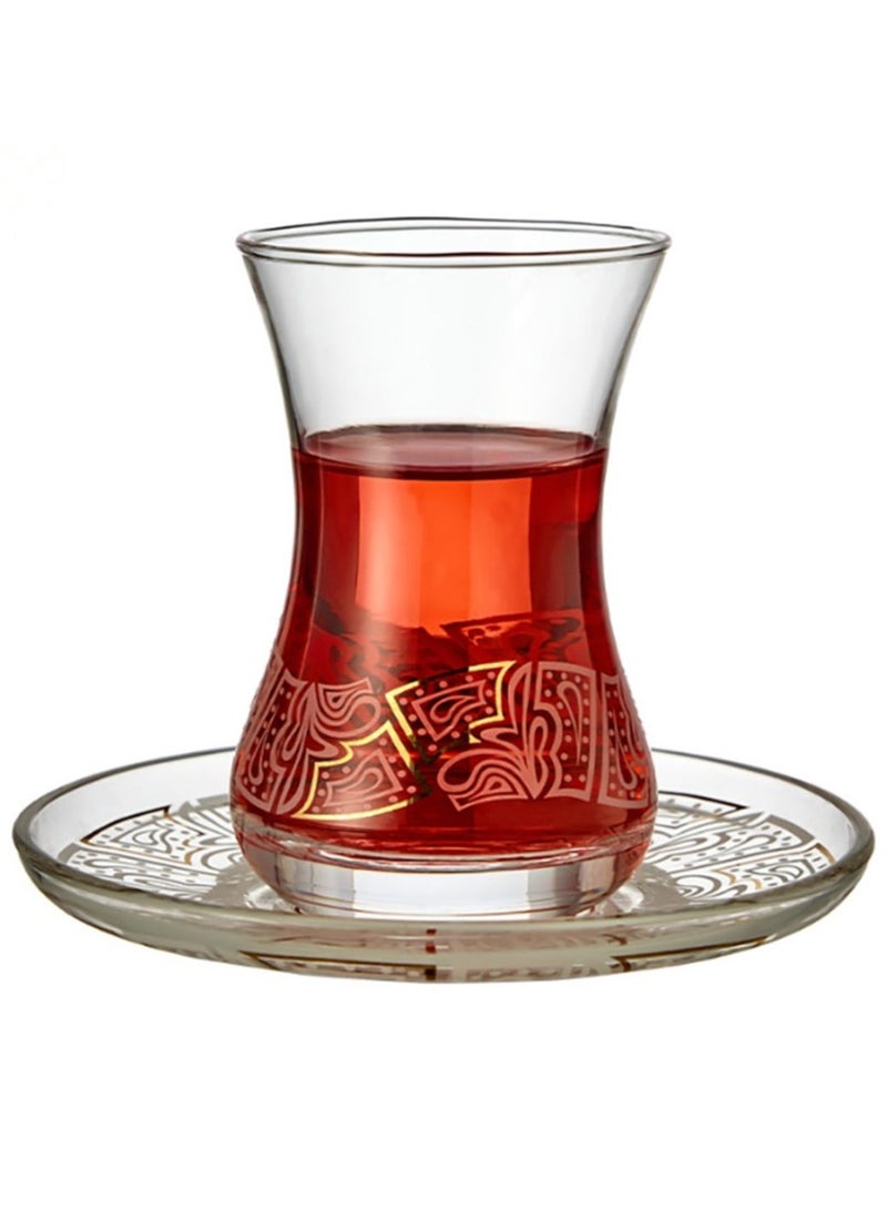 Jingke Glass Tea Cup Black Tea Cup Coffee Cup 175ml/5.9 oz  05 - Image 1