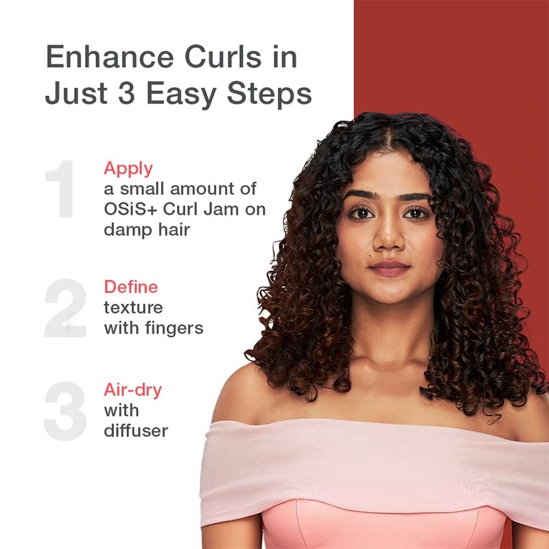 OSiS+ Bounty Balm Rich Curl Cream 5oz â€“ Curl Enhancing, Frizz Control & Humidity Protection for Wavy, Curly, Textured Hair - Image 4