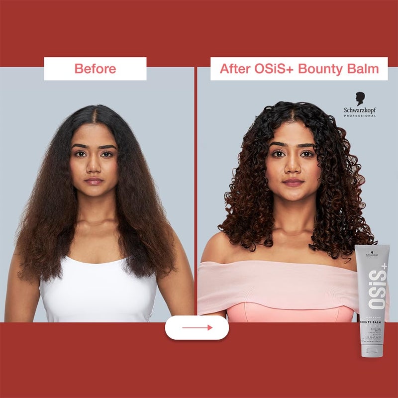 OSiS+ Bounty Balm Rich Curl Cream 5oz â€“ Curl Enhancing, Frizz Control & Humidity Protection for Wavy, Curly, Textured Hair - Image 5
