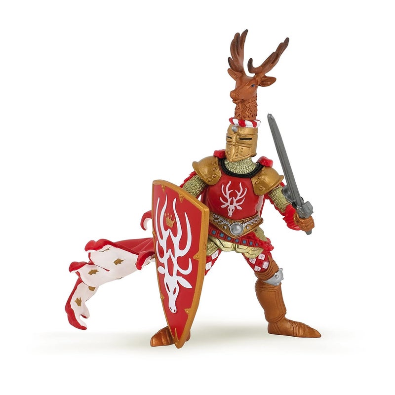 Papo The Medieval Era Figure Knight Stag Red - Image 3