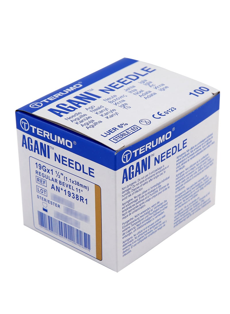 Terumo Agani Needle 19G x 1 1/2 (1.1 x 38mm) - Image 3