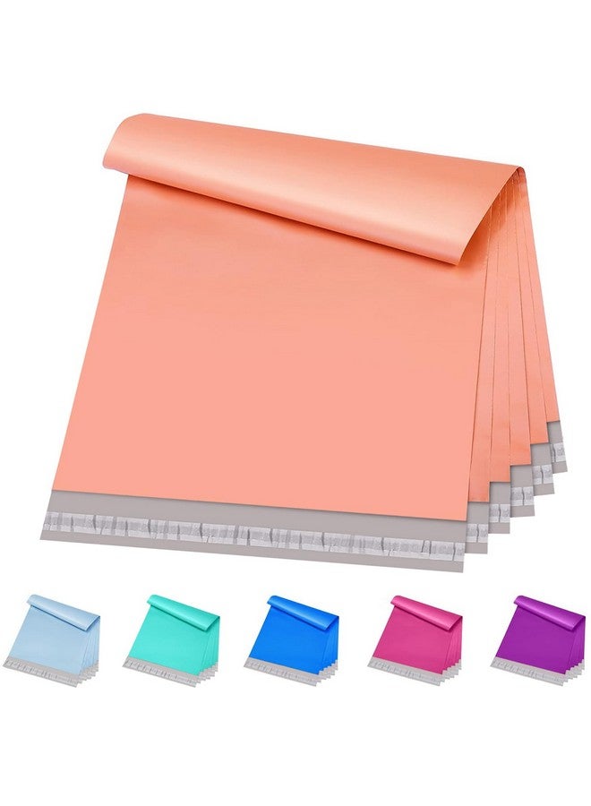 Metronic Poly Mailers 12X15.5 100 Pack Shipping Bags，Strong Adhesive Mailing Bags, Waterproof And Tear-Proof Multipurpose Envelopes For Clothing, Small Business,Boutique, Postal Bags Peach Pink  - Image 1
