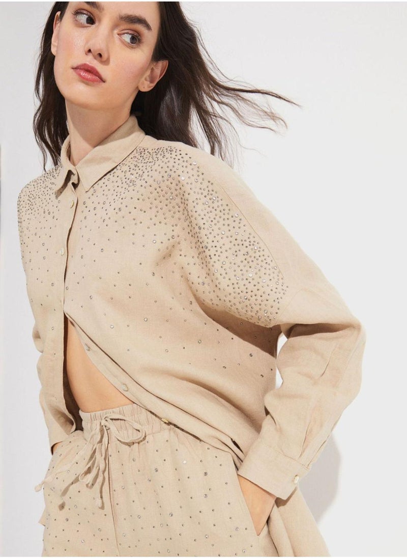 جون زر قميص أسفل - Image 3