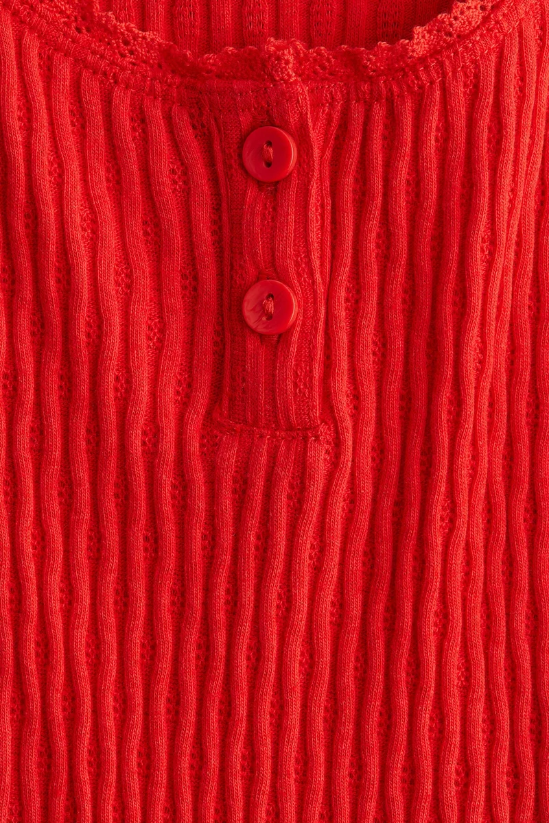 H&M Pointelle cotton vest top