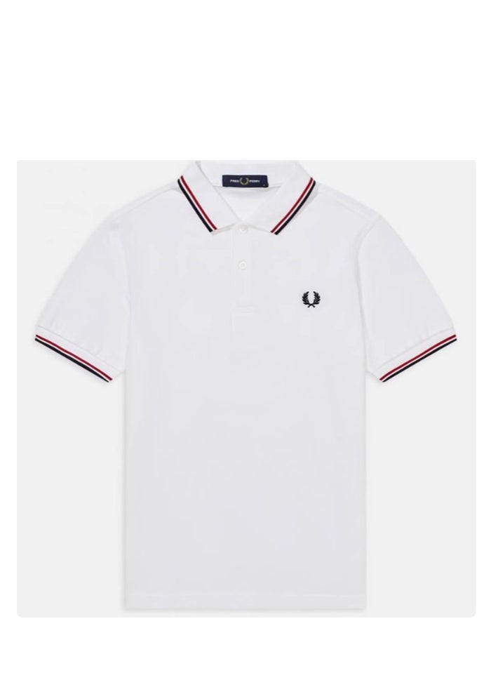 FRED PERRY Fred Perry Wheat polo Shirt men's short-sleeved cotton slim-fit business casual lapel top 