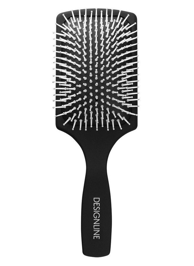 DESIGNLINE - Rectangular Paddle Brush For Blow Drying Regis Designline Flat Nylon Bristle Hair Brush For Wet Or Dry Hair - Image 1