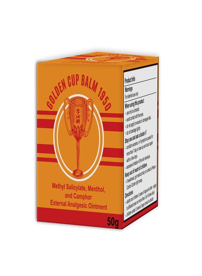 Golden Cup Balm Yellow Herbal Thai Ointment 50g - Image 4