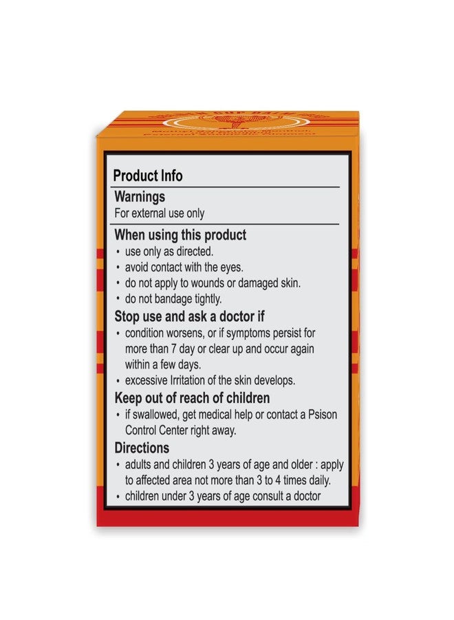 Golden Cup Balm Yellow Herbal Thai Ointment 50g - Image 5