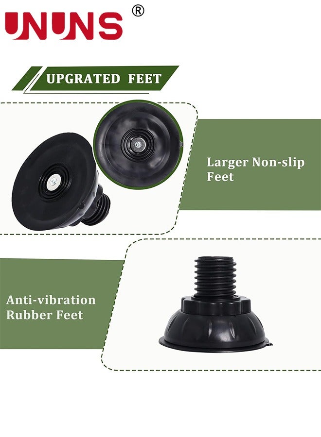 UNUNS Fridge Stand Universal Stand,Base With 4 Adjustable Sturdy Feet,For Washing Machine Stand Pedestal,Fridge Base Stand,Grey - Image 2