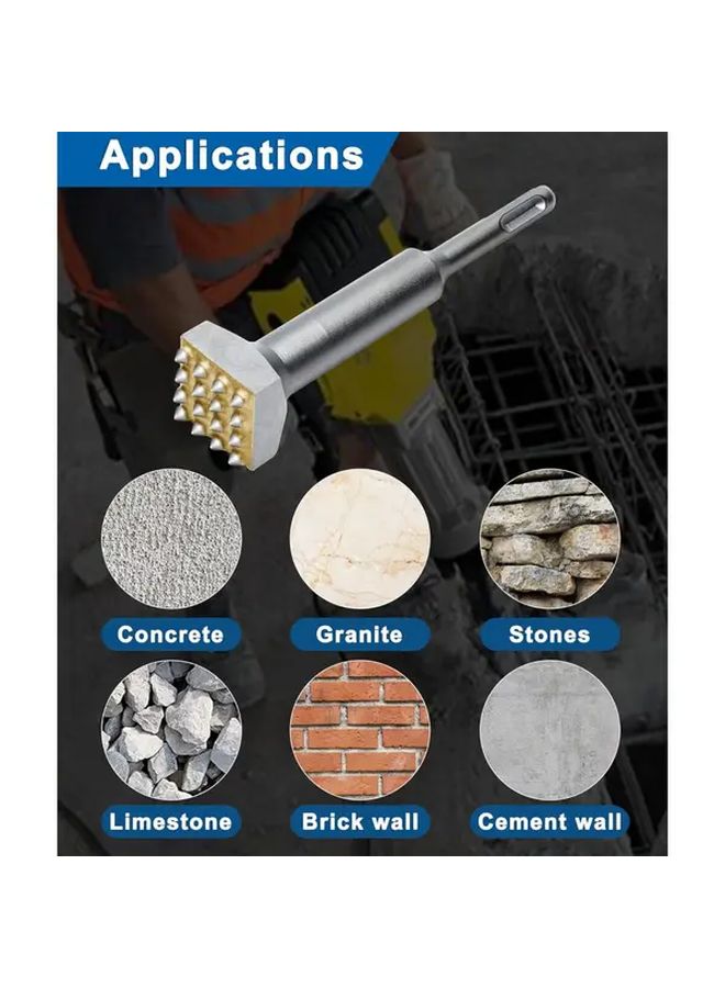 1pc SDS Plus Square Head Chisel 40Cr Alloy Steel For Stone Bridge Wall Granite Work - Image 4