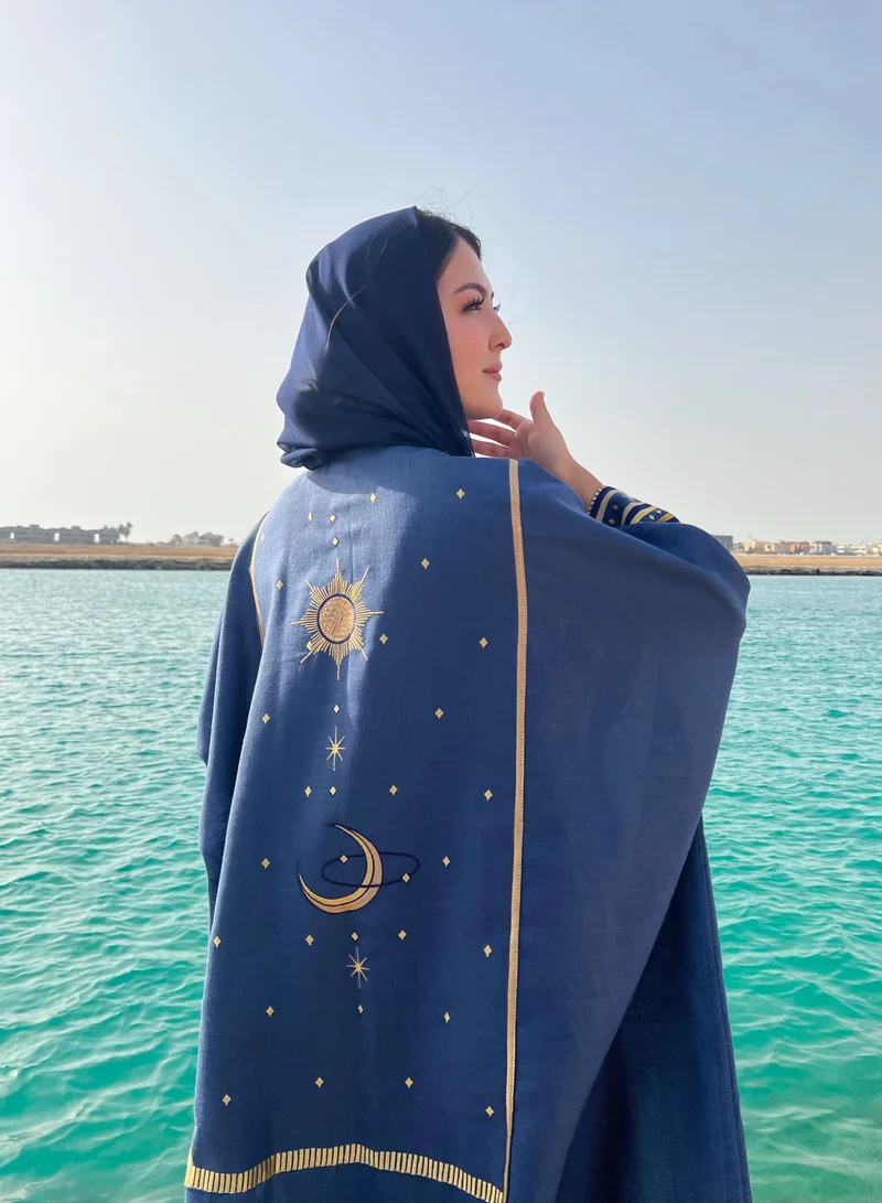 The Untitled Project The Willow Scarf - Bawal Blue