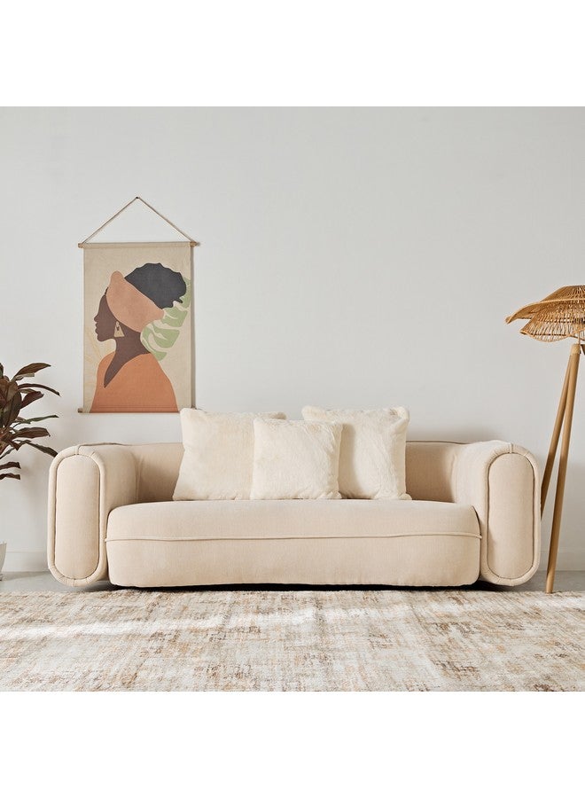 Home Box أريكة قماش فينيكس 3 مقاعد مع 3 وسائد 96 × 69 × 226 سم - Image 2