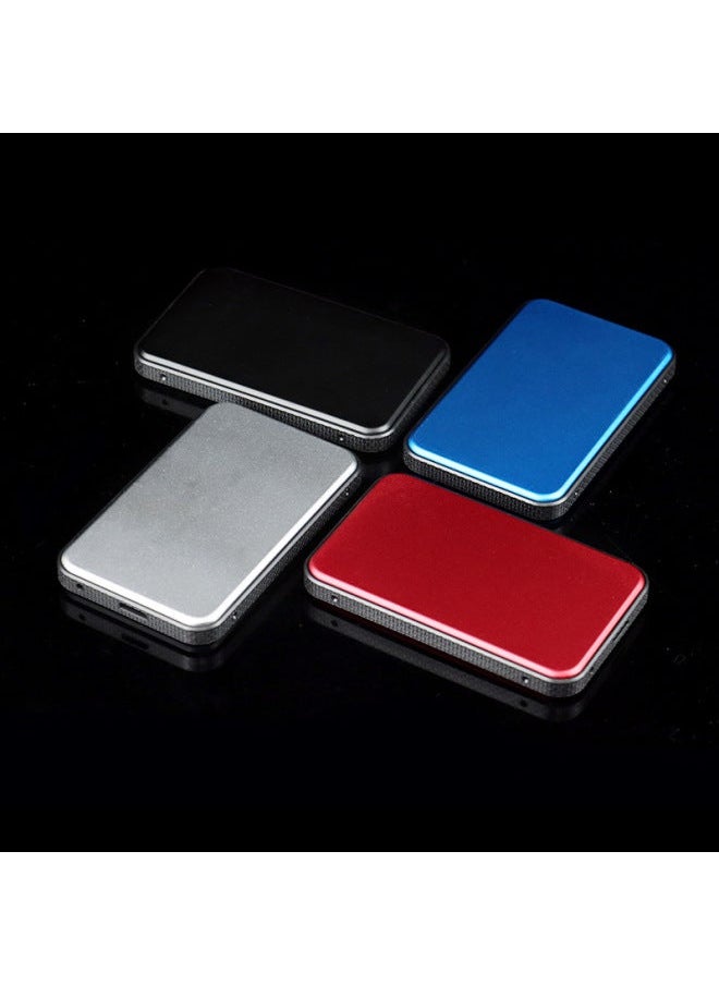 Generic SSD Shell Upper And Lower Cover Aluminum Alloy 2.5-inch Sata Serial Port Notebook External USB3.0 Hard Disk Box-Color:Blue  - Image 3