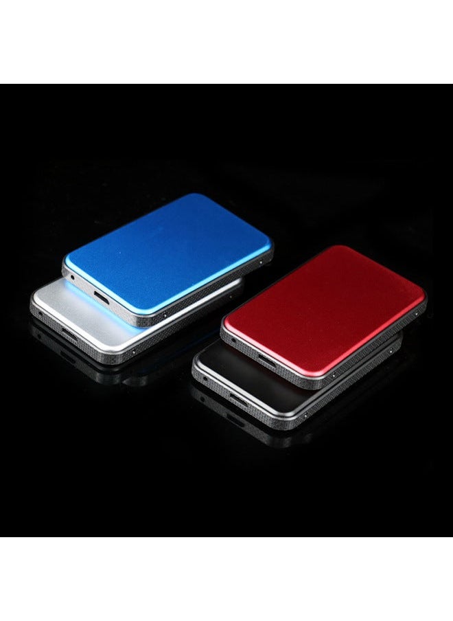Generic SSD Shell Upper And Lower Cover Aluminum Alloy 2.5-inch Sata Serial Port Notebook External USB3.0 Hard Disk Box-Color:Blue  - Image 4