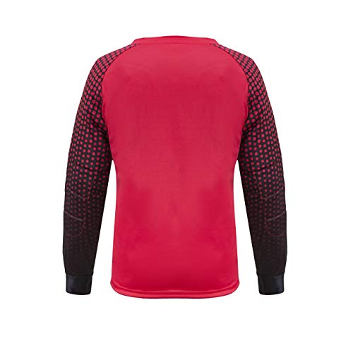 Total Soccer Factory Soccer Goalie Jersey (Red, YL (X-Small)) - Image 4
