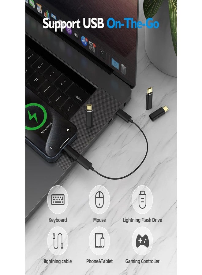 ARKTEK Lightning to USB C Adapter 4Pack- Support Fast Charging, Data Transfer, OTG - USB Type C Adapter Compatible with iPhone 17 16 Plus Pro Max, AirPods 4 Pro 2, Galaxy S25 S24, Pixel 9, Pura70 Pro - Image 2