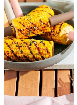 8 Pcs Corn Cob Holders, Pale Yellow