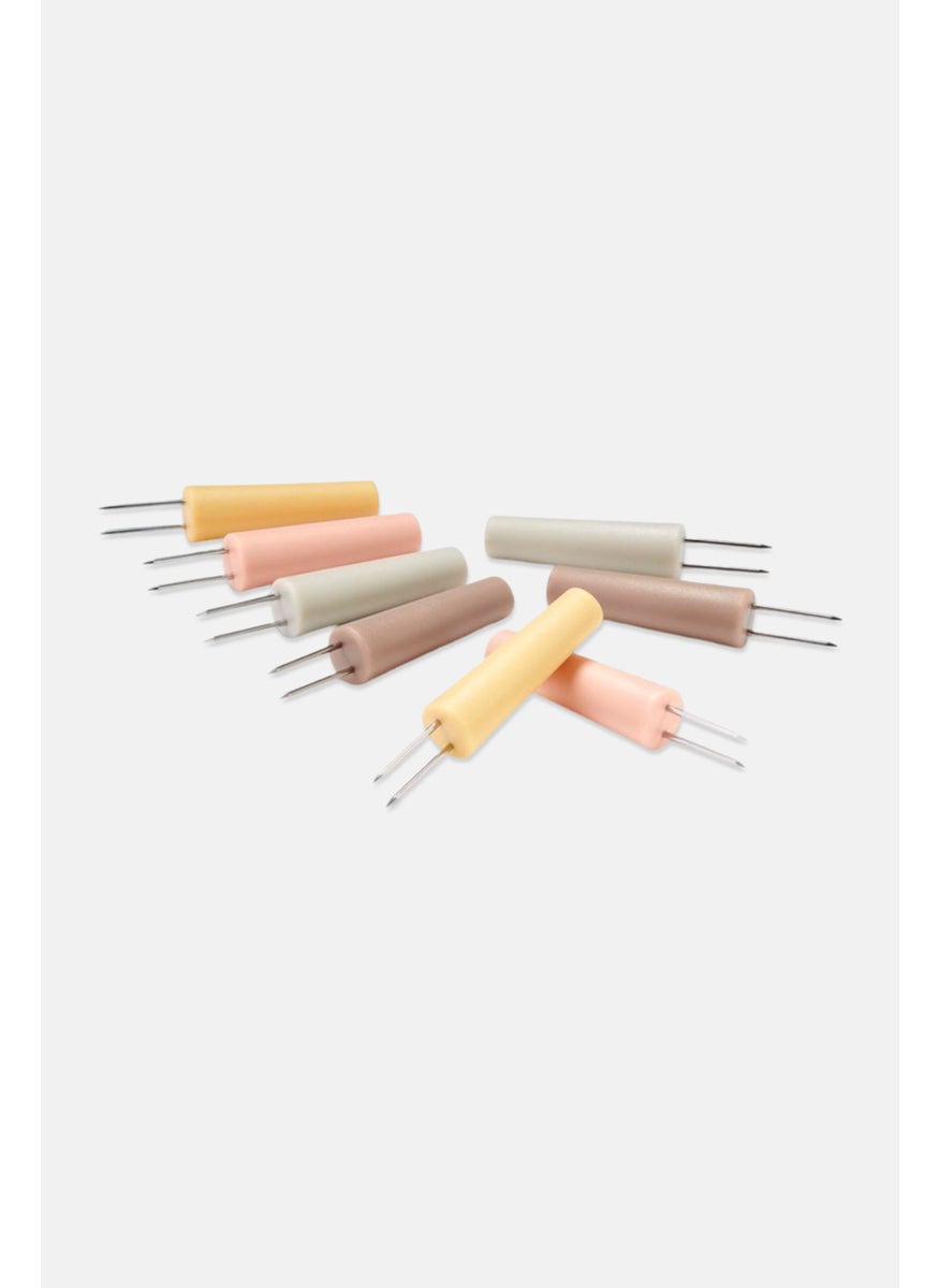 Tchibo - 8 Pcs Corn Cob Holders, Pale Yellow - Image 1