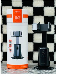 PiBlue PiBlue 360° Live Broadcast Light Filling Selfie Stick with AI Facial Recognition Tracking Stabilizer Panoramic Live Broadcast Light Filling Self Shot Stabilize  - Image 1