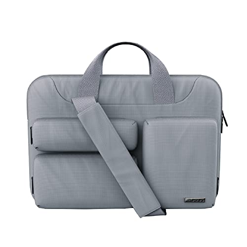 Probus 360 Protective Laptop Shoulder Bag for Laptop ?MacBook ?Chromebook ?Notebook Water Resistant Sleeve Case Cover Office Bag (Gray, 13.3 Inch) - Image 1
