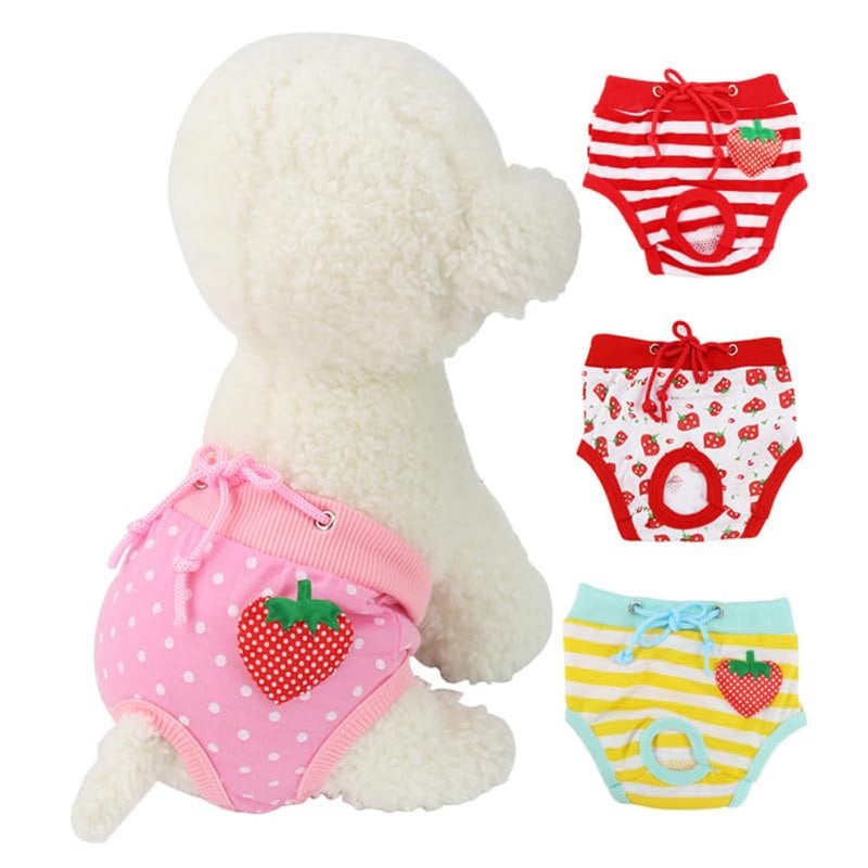 MERRYHAPY Comfortable Pet Safety Pants for Dogs and Cats Washable Dog Diapers with High Absorbency Sanitary Physiological Pants for Menstruation - Image 5