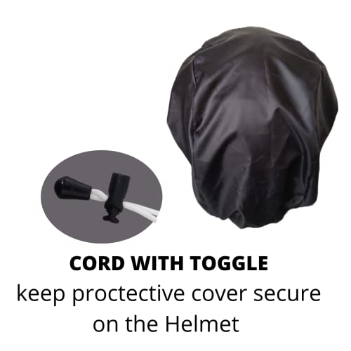 MUTMAIN Helmet Cover/Bag Keeps Your Helmet Safe from Dust, Rain and Scratches (HC-BLK) - Image 2