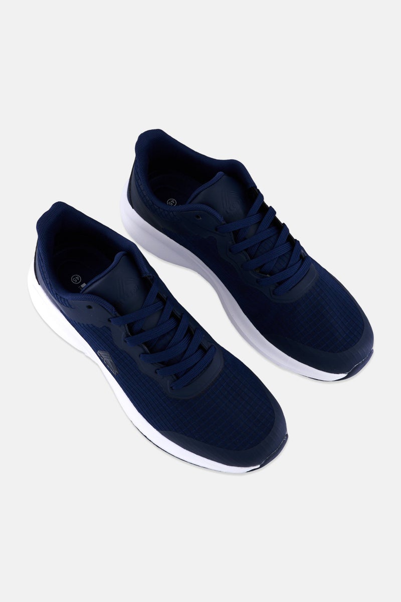 RBX Men Lace Up Training Shoes, Navy  - Image 4