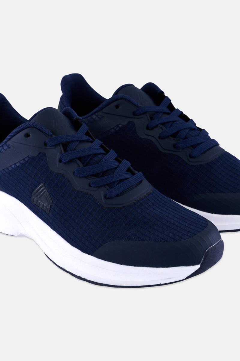 RBX Men Lace Up Training Shoes, Navy  - Image 3