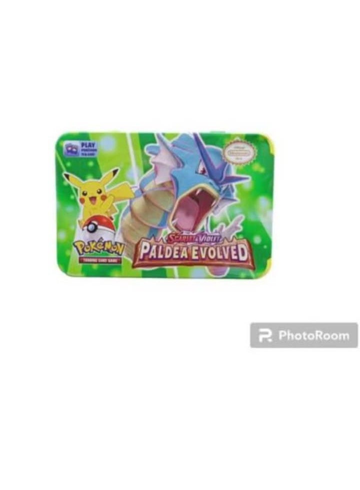 لعبة بطاقات التداول بوكيمون - صندوق معدني - مجموعة نادرة من السلاسل - Image 1