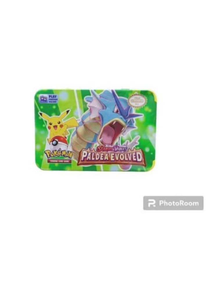 لعبة بطاقات التداول بوكيمون - صندوق معدني - مجموعة نادرة من السلاسل - Image 2