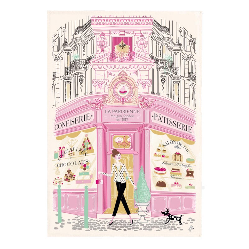 winkler Torchons & Bouchons Pastry Shop Tea Towel - Image 3