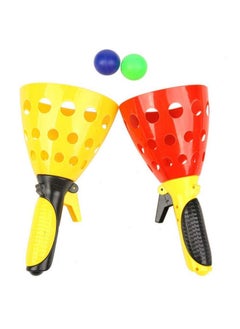 فنبلاست مجموعة ألعاب FunBlast Click and Catch Twin Ball Game للاستخدام الداخلي والخارجي، لعبة Pop & Catch Ball الممتعة للأولاد والبنات (قد يختلف اللون)  - Image 1