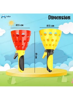 فنبلاست مجموعة ألعاب FunBlast Click and Catch Twin Ball Game للاستخدام الداخلي والخارجي، لعبة Pop & Catch Ball الممتعة للأولاد والبنات (قد يختلف اللون)  - Image 2