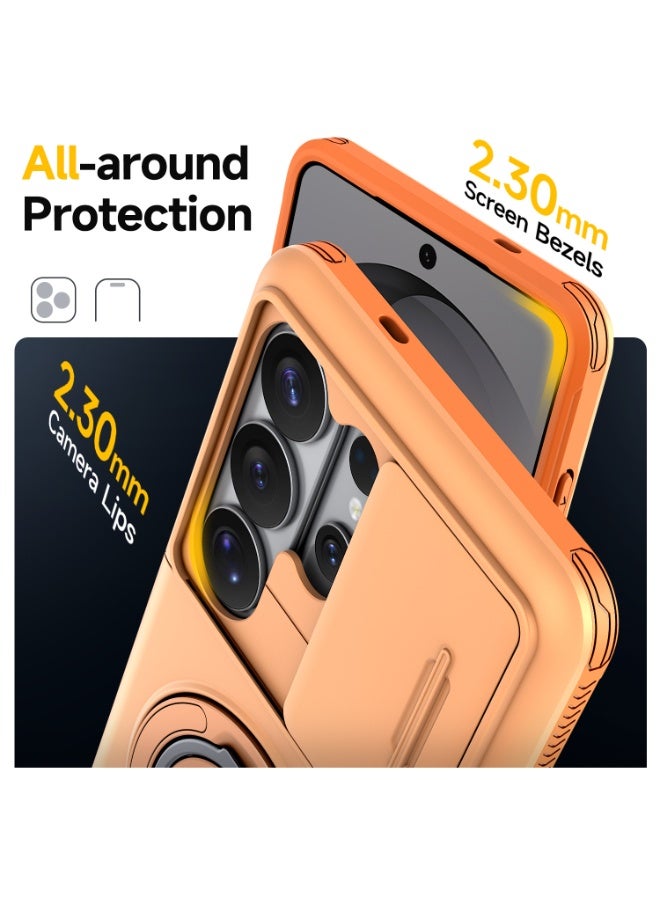 Multifunctional Case for Samsung S23/S24/S25/S26 Ultra with Slide Camera Cover, Magnetic Stand & Card Slot, Shockproof Phone Cover - Image 5