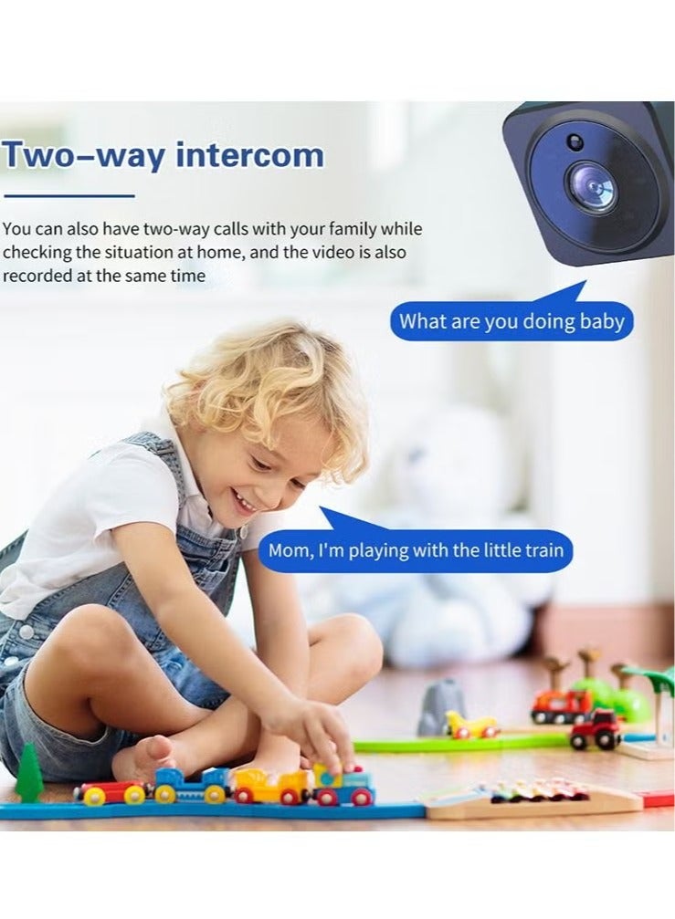 HD Wifi Mini Camera, Dual Voice DV Security Camera, Lightweight Portable Security Surveillance Camera, Sturdy And Durable CCTV Camera With Night Vision, (1pc, Black) - Image 2