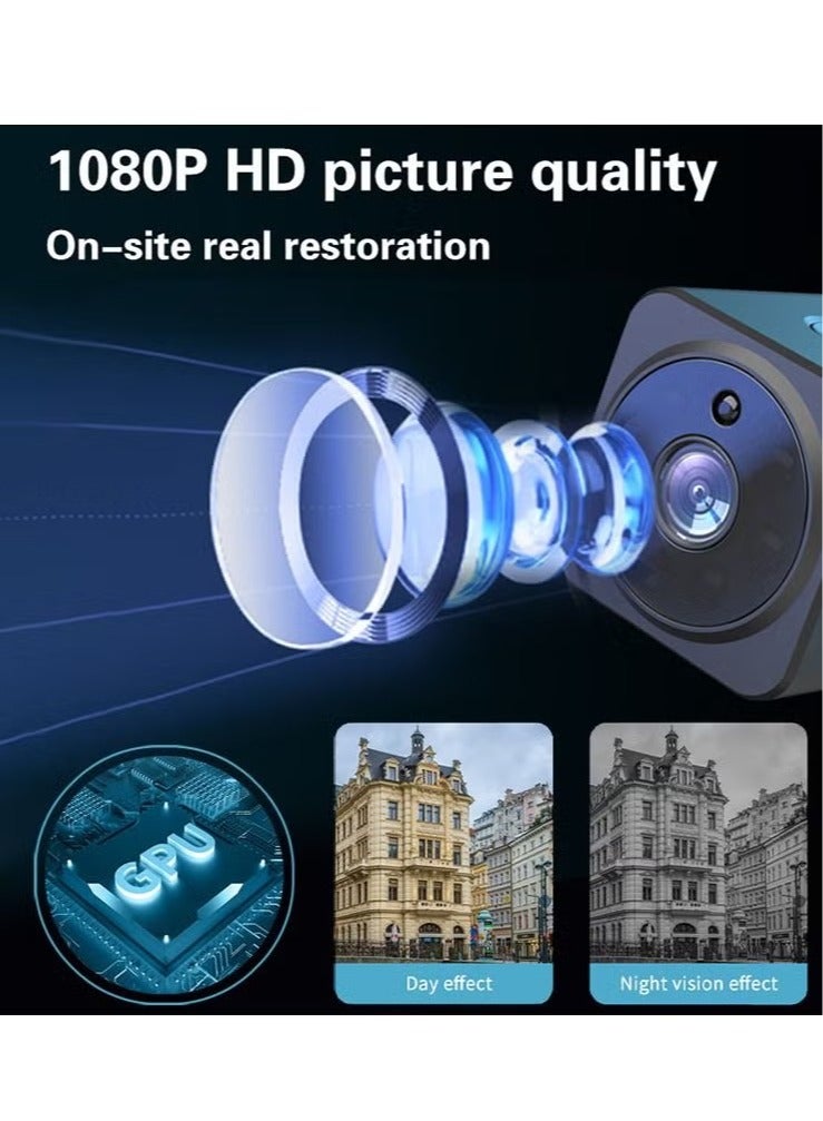 HD Wifi Mini Camera, Dual Voice DV Security Camera, Lightweight Portable Security Surveillance Camera, Sturdy And Durable CCTV Camera With Night Vision, (1pc, Black) - Image 4