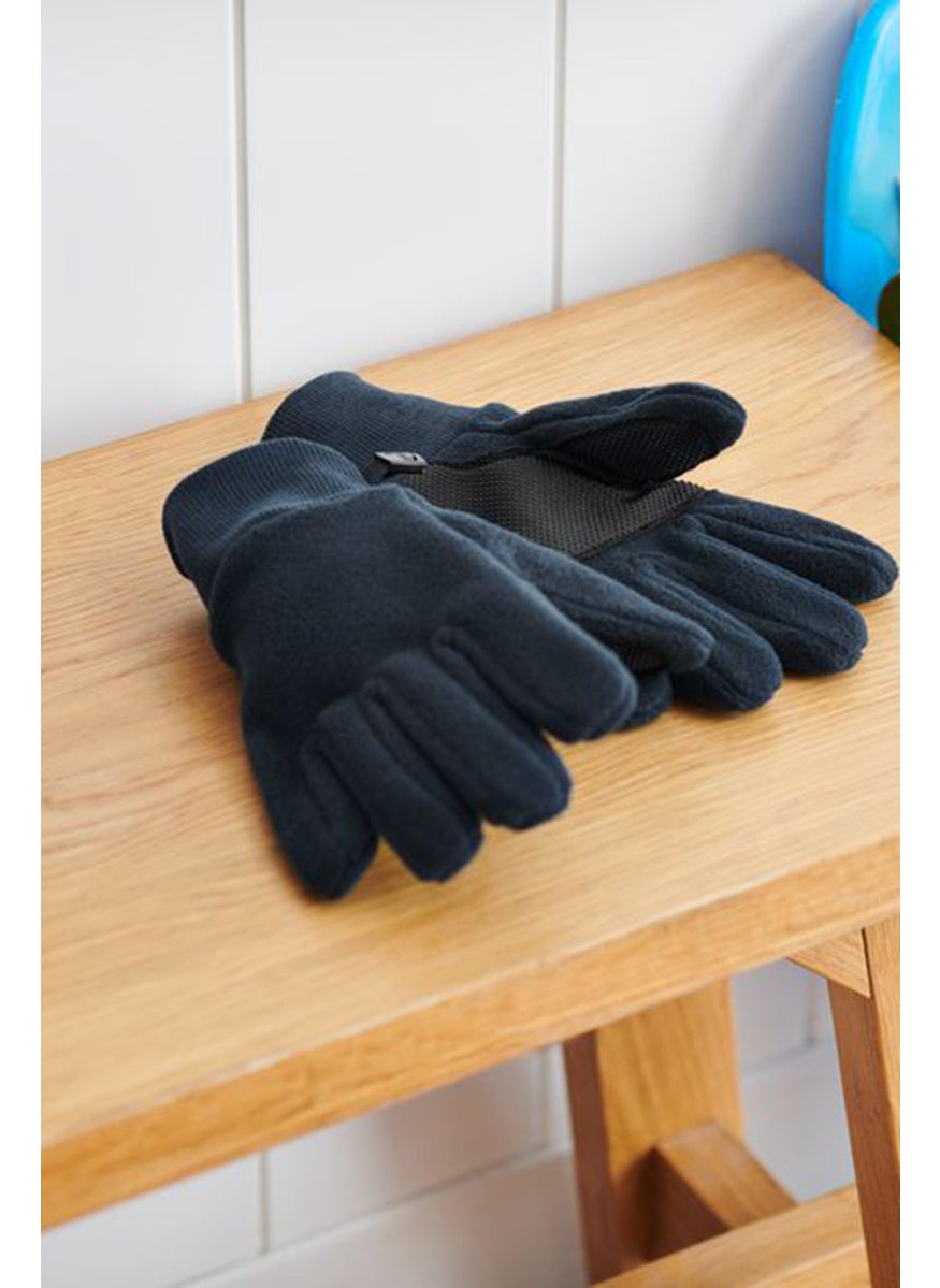 Tchibo Kids Boy 1 Pair Plain Gloves, Navy Blue  - Image 1