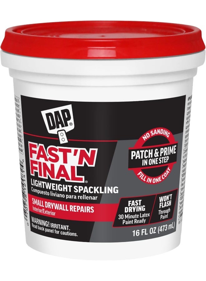 DAP Fast'N Final Lightweight Spackling - Image 1