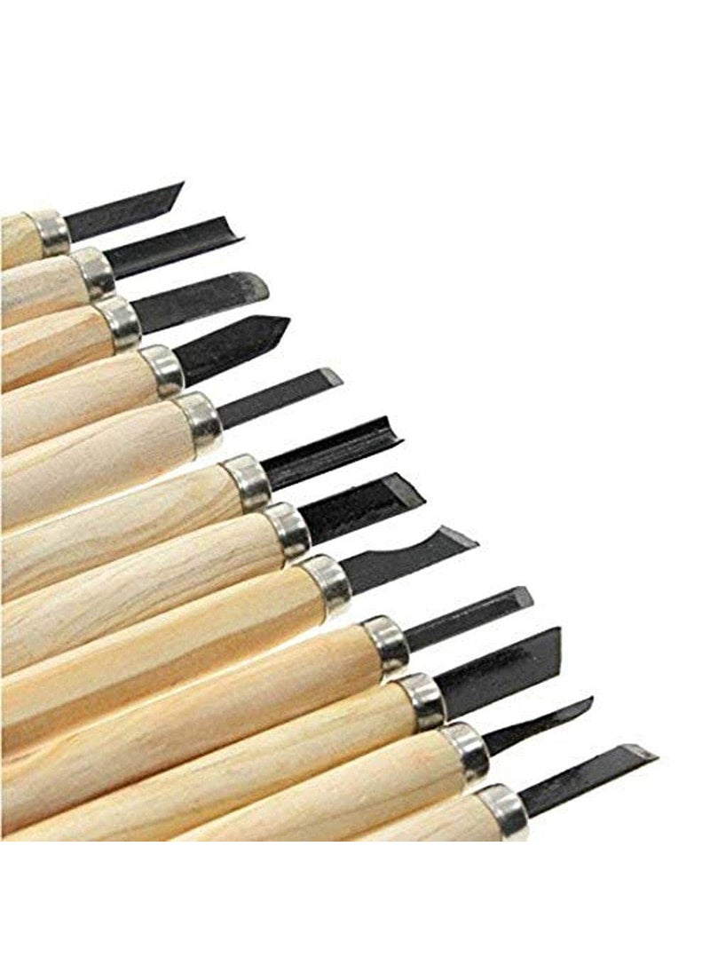 DIY Crafts Diy Crafts 10514 9792 Wood Carving Toolmini Chisel Asstorted Steel Blades Multicolor  - Image 4
