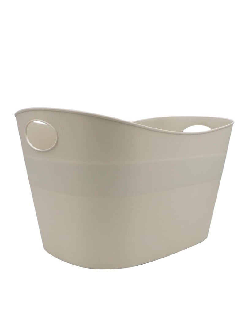 5Pcs Bathroom Set | Laundry Bucket + 20 L Bucket - Trash Can 10L + Mini Basket and Toilet Brush | Bathroom Set |Bath Set for Bathroom | (Multicolor) - Image 2