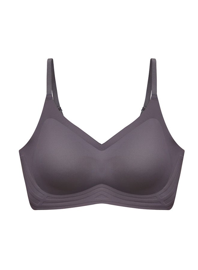 Beautiful Back Sports Yoga Small Chest Gathering Bra Technology Soft Bone Seamless Latex Underwear Women's Light Gathering Bra Thin Style