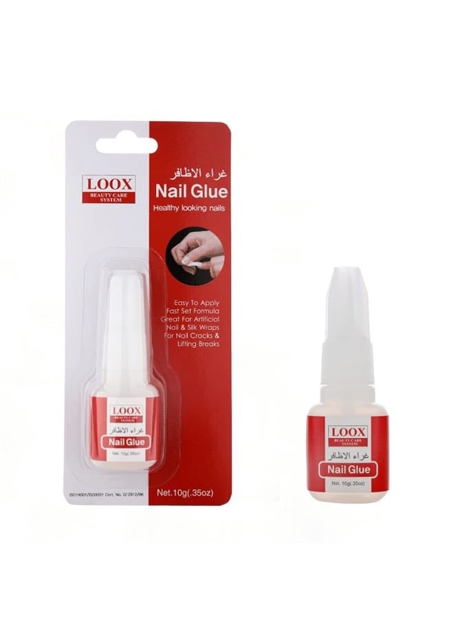 لوكس صمغ أظافر من لوكس غراء أظافر لأساليب العناية الجمالية 10 جرام