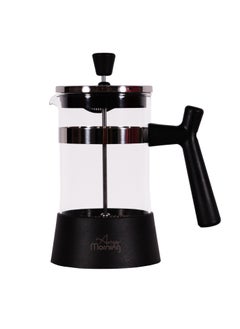 Any Morning French Press Coffee and Tea Maker, 600ml / 20oz / 3 Cups, Fine Mesh Stainless Steel Filters, Borosilicate Glass Tea Press, Portable, Easy to Clean - FF084  - Image 1