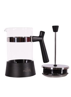Any Morning French Press Coffee and Tea Maker, 600ml / 20oz / 3 Cups, Fine Mesh Stainless Steel Filters, Borosilicate Glass Tea Press, Portable, Easy to Clean - FF084  - Image 2