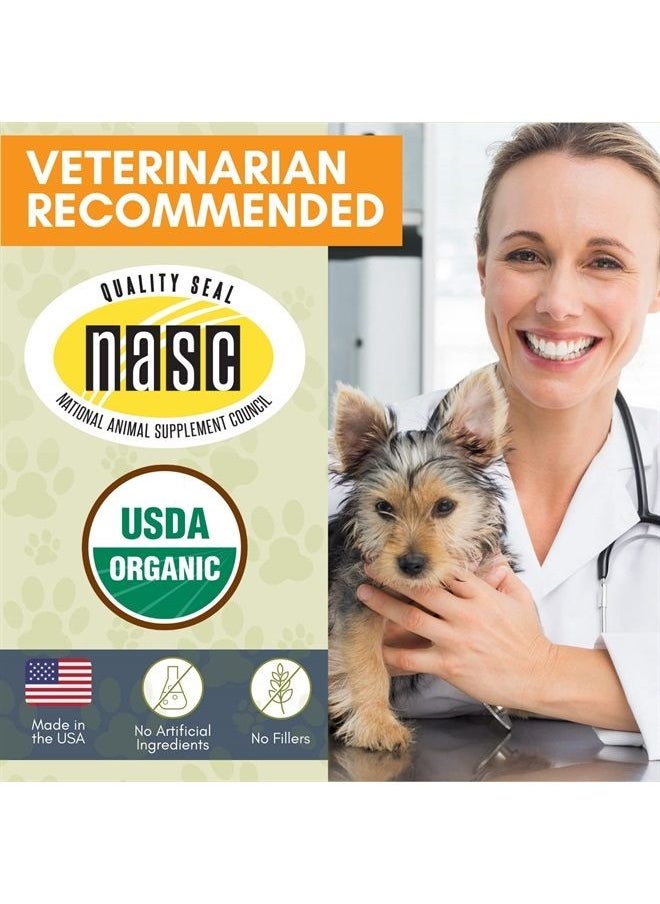 Wholistic Pet Organics Joint Mobility GLM: Dog Joint Health Supplement Glucosamine Chondroitin for Dogs Arthritis Pain Relief Hip and Joint Support Green Lipped Mussels for Dogs Large Breed 