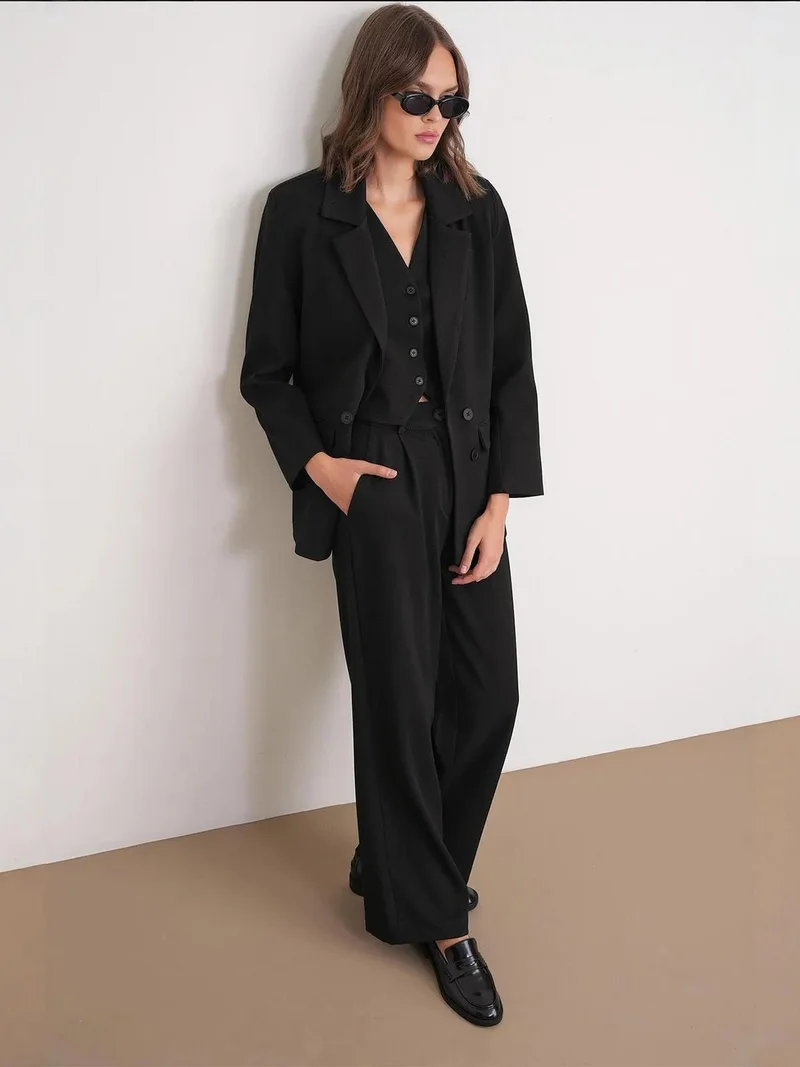 ميكسراي بليزر ميكسراي بأكمام طويلة وجيوب