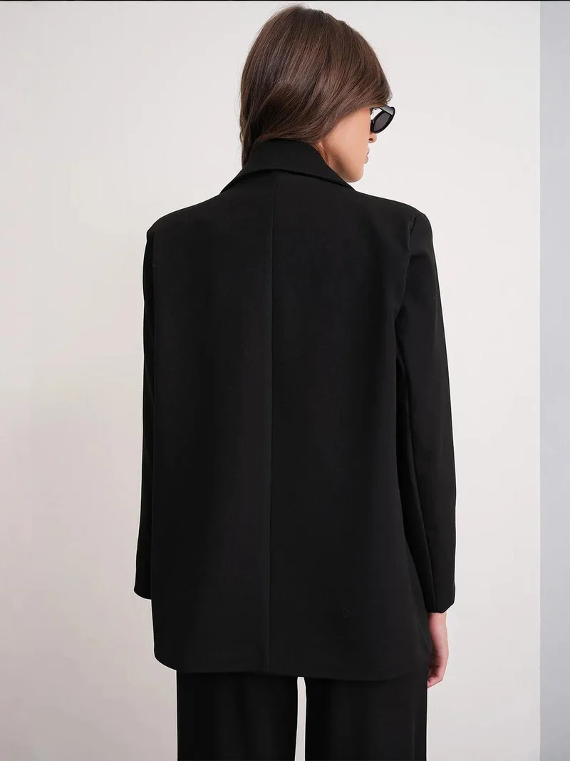 ميكسراي بليزر ميكسراي بأكمام طويلة وجيوب