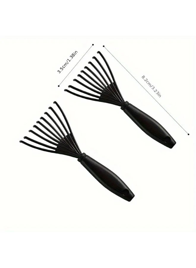 LANGMANNI 2pcs/set Air Cushion Comb Cleaning Brush, Comb Hair Cleaner, Cleaning Tools, Massage Comb Cleaning Brush, Comb Cleaning Supplies - Image 5